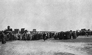 Public gathering to hear a speech during Revolution, Russia Public gathering to hear a speech during Revolution, Russia