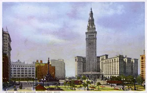 Public Square, Cleveland, USA - Terminal Tower Public Square, Cleveland, USA - Terminal Tower