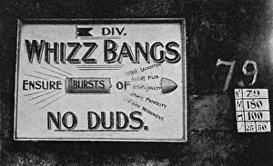 Publicity for the whizz-bangs concert party, WW1 Publicity for the whizz-bangs concert party, WW1