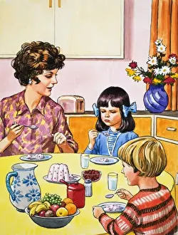 Milk Based Desserts Prints: Pudding