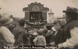Punch And Judy Show Prints: Punch at Blackpool