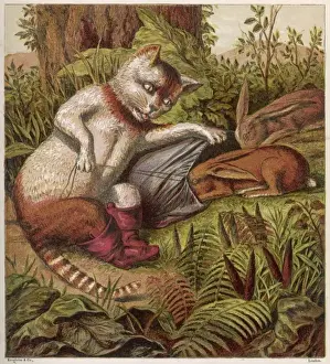 Historical Fairy Tales Prints: Puss in Boots - 2