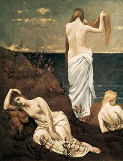 PUVIS de CHAVANNES, Pierre (1824-1898). Young PUVIS de CHAVANNES, Pierre (1824-1898). Young