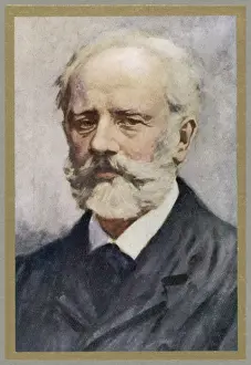 Russian Composer Prints: Pyotr Ilych Tchaikovsky