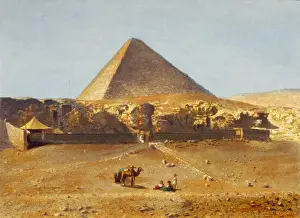 Egypt Desert Landscape Prints: Pyramide de Cheops
