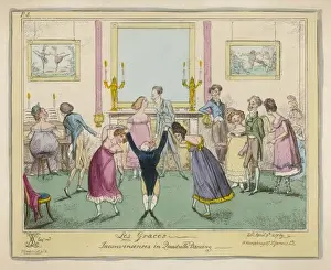 Regency Era Art Prints: Quadrille Inconveniences