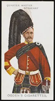 British Army Regimental History Prints: Quarter Master Sergeant