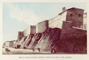 Fortified City Walls Prints: Quebec / Fortifications
