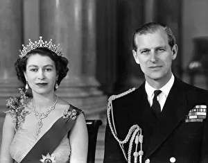 Queen Elizabeth II and Duke of Edinburgh, 1954 Queen Elizabeth II and Duke of Edinburgh, 1954