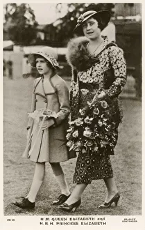 Queen Elizabeth and Princess Elizabeth Queen Elizabeth and Princess Elizabeth