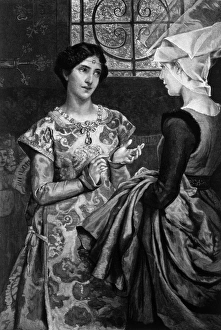 Queen Katherine of France, by Laurence Alma-Tadema Queen Katherine of France, by Laurence Alma-Tadema