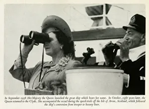 Queen launches the ship that bore her name Queen launches the ship that bore her name