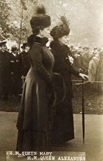 Queen Mary and the Dowager Queen Alexandra Queen Mary and the Dowager Queen Alexandra