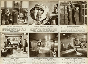Queen Mary Ocean Liner, being fitted out Queen Mary Ocean Liner, being fitted out