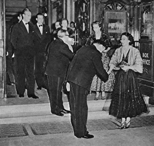 The Queen & Princess Margaret attending Guys and Dolls The Queen & Princess Margaret attending Guys and Dolls
