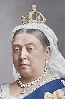 Queen Victoria as Empress of India Print, 1887