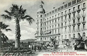 Queen Victoria at the Hotel Excelsior, Nice, France