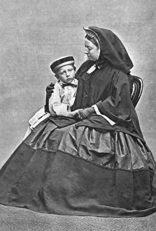 Queen Victoria and Prince Wilhelm of Prussia Queen Victoria and Prince Wilhelm of Prussia
