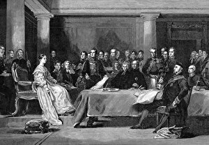 Images Dated 20th November 2004: Queen Victorias First Council, Kensington Palace, 1837