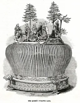Queen Victoria's twelfth cake 1849 Queen Victoria's twelfth cake 1849