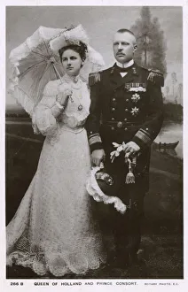 Queen Wilhelmina of Holland and Prince Consort Queen Wilhelmina of Holland and Prince Consort