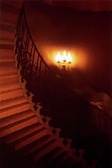 The Queen's House Ghost on the Tulip Staircase. In 1966 The Queen's House Ghost on the Tulip Staircase. In 1966