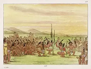 Racial Print: Eagle Dance circa 1830