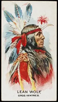 19th Century Native Americans Prints: Racial / Lean Wolf / Ventres