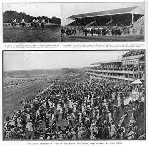 Historical Horse Racing Prints: Racing at Ascot