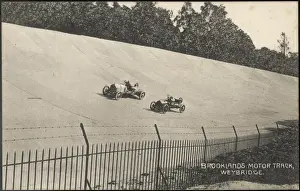 Brooklands Racing Circuit Prints: Racing at Brooklands