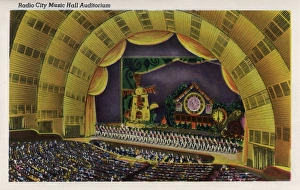 Radio City Music Hall Auditorium, Rockefeller Center Radio City Music Hall Auditorium, Rockefeller Center