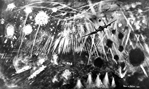 RAF Bombers over Berlin; Second World War, 1943 RAF Bombers over Berlin; Second World War, 1943