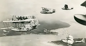 RAF flying boats over Felixstowe in June 1935 on their ? RAF flying boats over Felixstowe in June 1935 on their ?