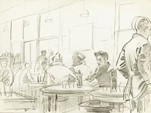 Second World War RAF Mess Hall Print