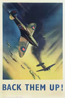 Royal Air Force Collection: RAF Poster, Back Them Up! WW2