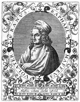 Medieval Italian Literature Prints: Raffaele Maffei