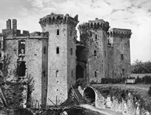 Monmouthshire History Prints: Raglan Castle