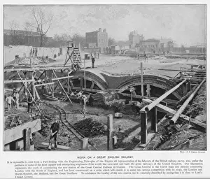 Great Central Railway Prints: Rail Construction