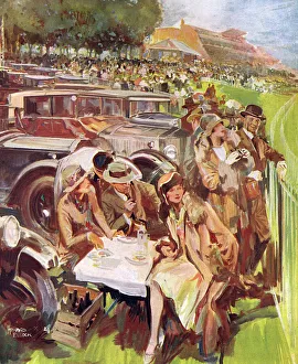 On the rails at Goodwood by Howard K Elcock On the rails at Goodwood by Howard K Elcock