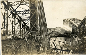 Railway Bridge Destruction, Ketten, Thuringia Railway Bridge Destruction, Ketten, Thuringia