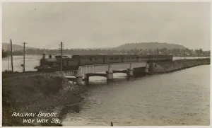 Railway Bridge at Woy Woy, New South Wales, Australia Railway Bridge at Woy Woy, New South Wales, Australia