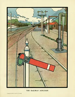 Rail Transport History Prints: The Railway Junction