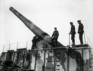 Railway mounted gun emplacement Railway mounted gun emplacement