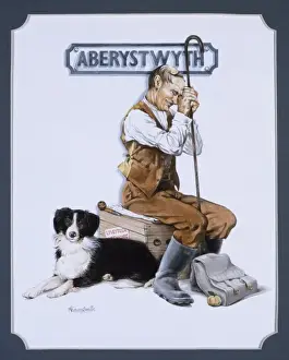Railway Sleeper - Aberystwyth Station Print