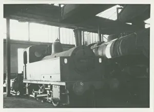 Railway Station - Depot, Barrow Hill, Chesterfield, Derbyshire, Britain. Date: 1965 Railway Station - Depot, Barrow Hill, Chesterfield, Derbyshire, Britain. Date: 1965