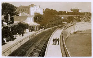 Railway station, Estoril, Cascais, Portugal Railway station, Estoril, Cascais, Portugal