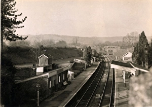 Railway Station, Llanishen, Cardiff, Wales Railway Station, Llanishen, Cardiff, Wales