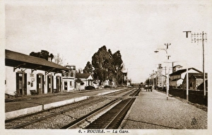 Railway station, Rouiba, Algiers, Algeria Railway station, Rouiba, Algiers, Algeria