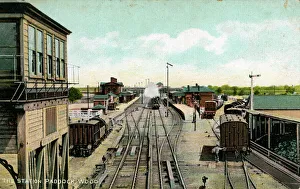 The Railway Station & Signal Box, Paddock Wood, Kent The Railway Station & Signal Box, Paddock Wood, Kent