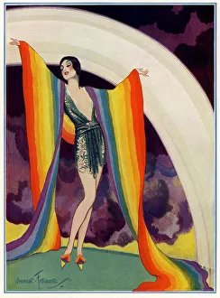 Rainbow illustration, by Arthur Ferrier Rainbow illustration, by Arthur Ferrier